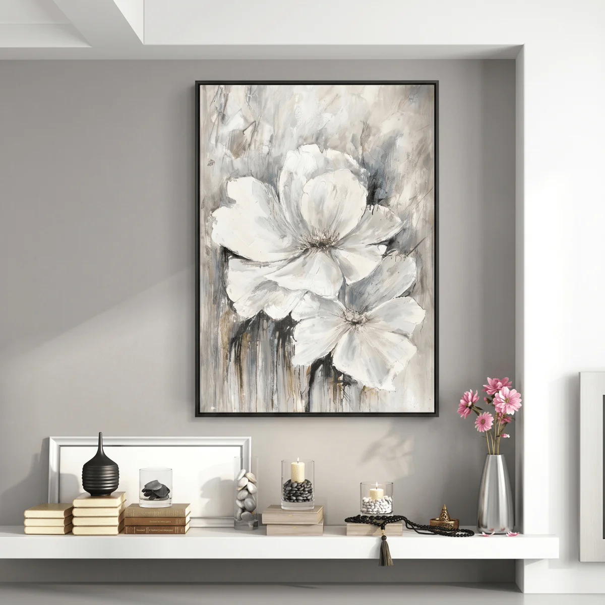 Melancholic White Flowers - Image 4