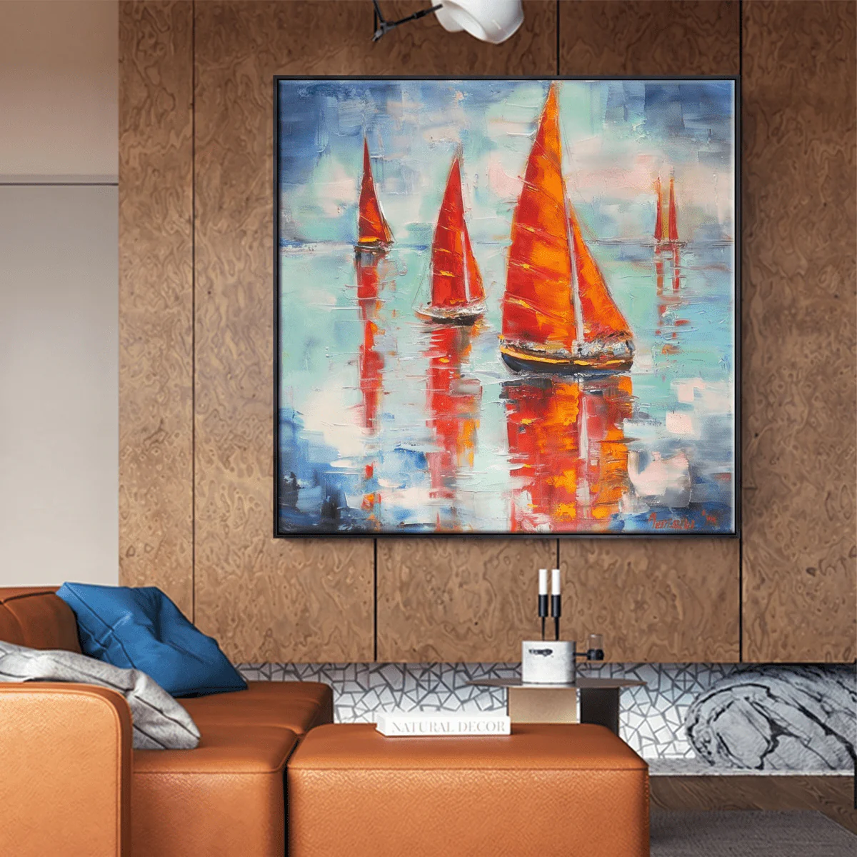 Red Sailing Boats - Image 3