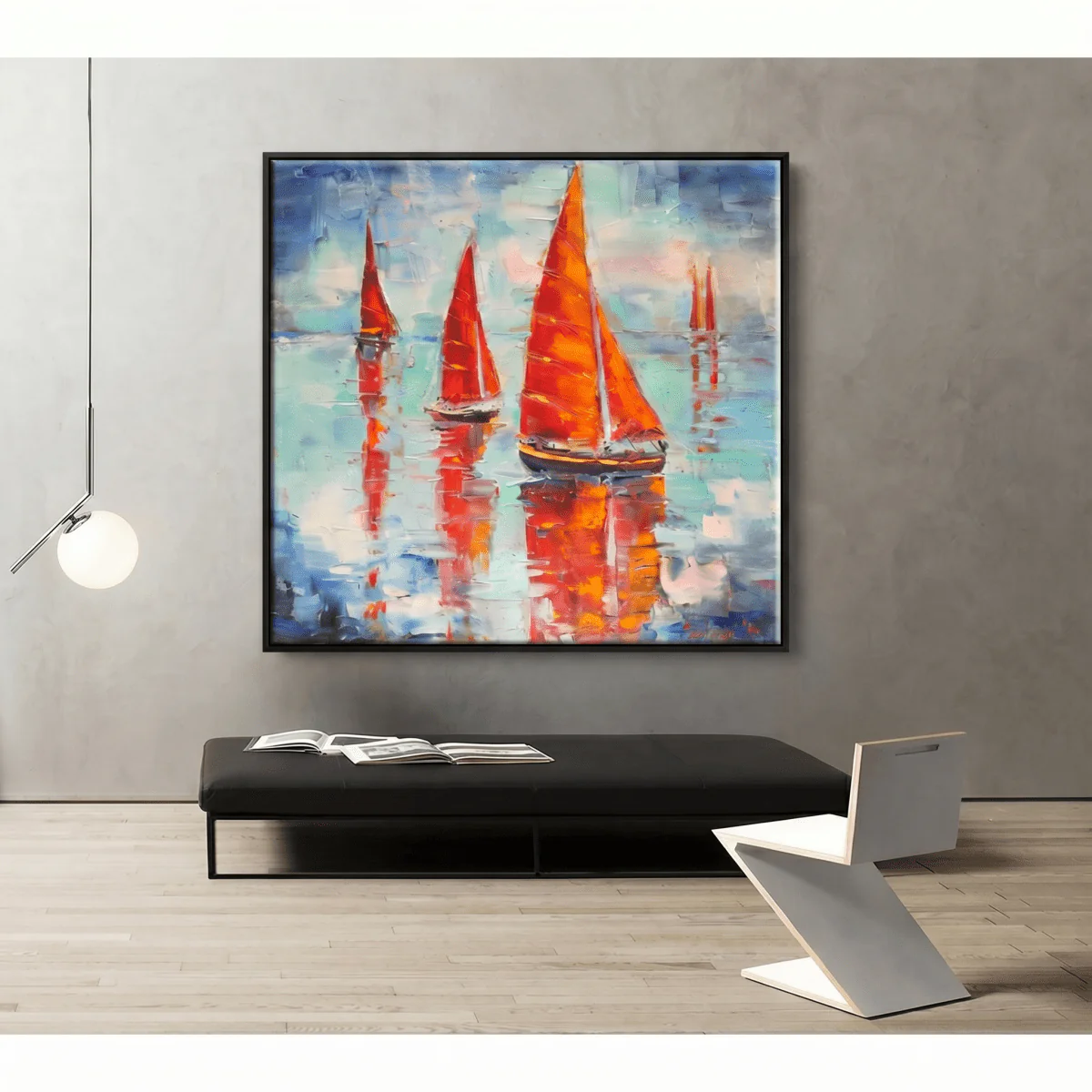 Red Sailing Boats - Image 5