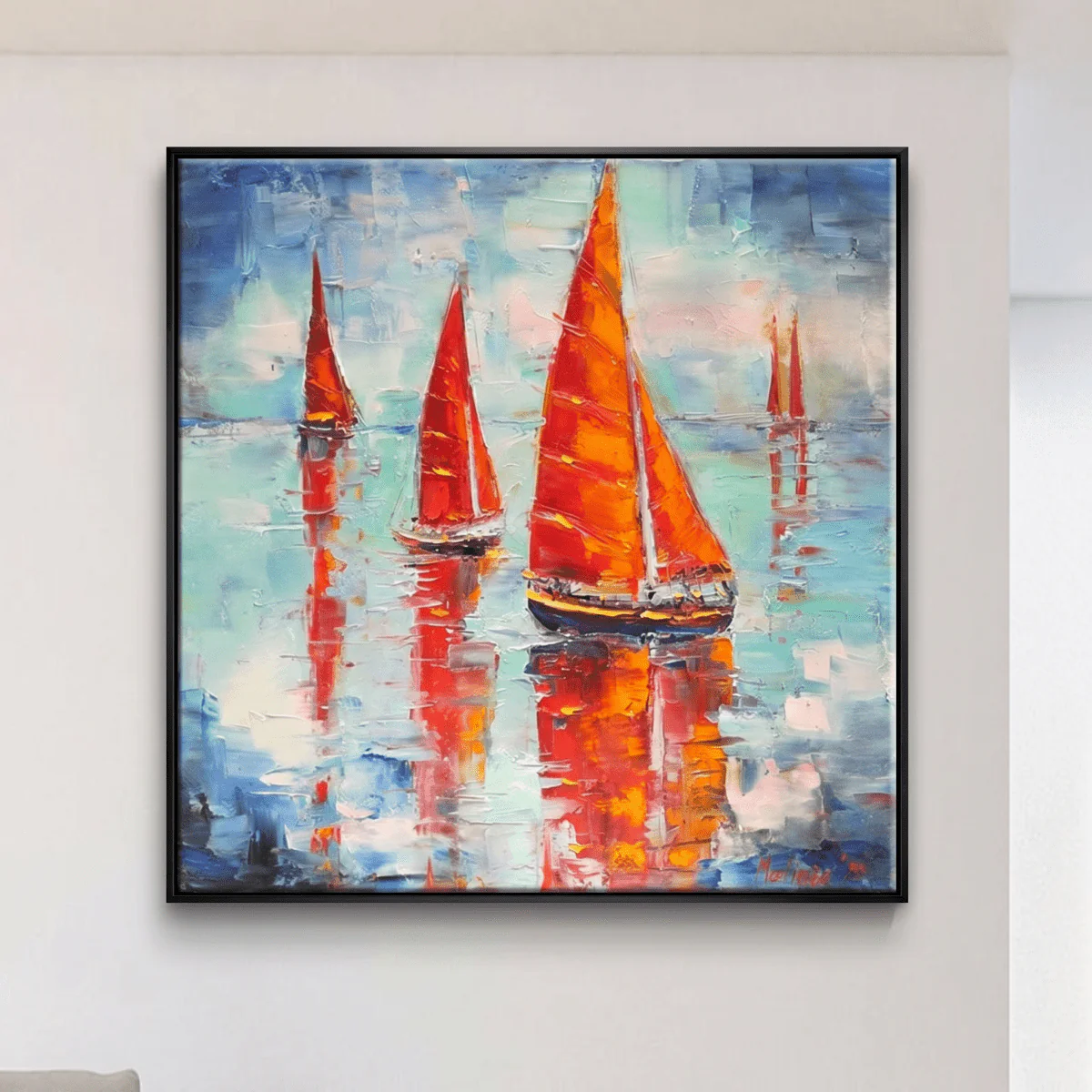 Red Sailing Boats - Image 6