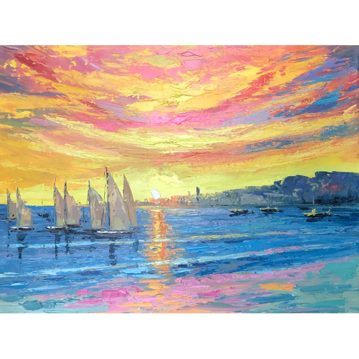 Sunlit Harbor - Image 4