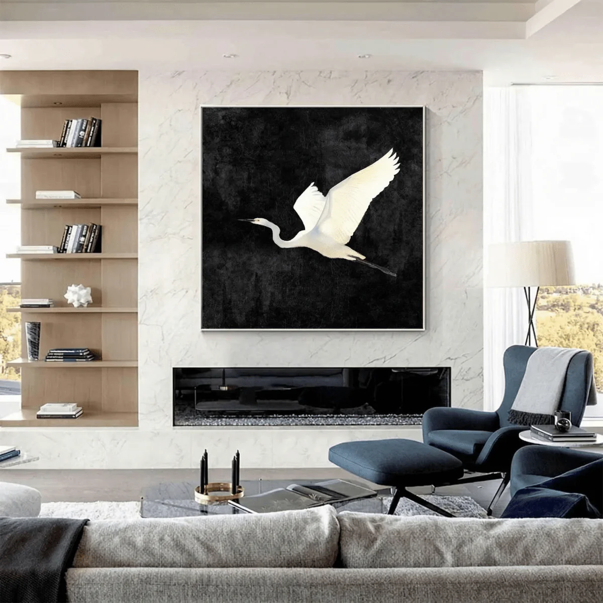 The White Egret - Image 2