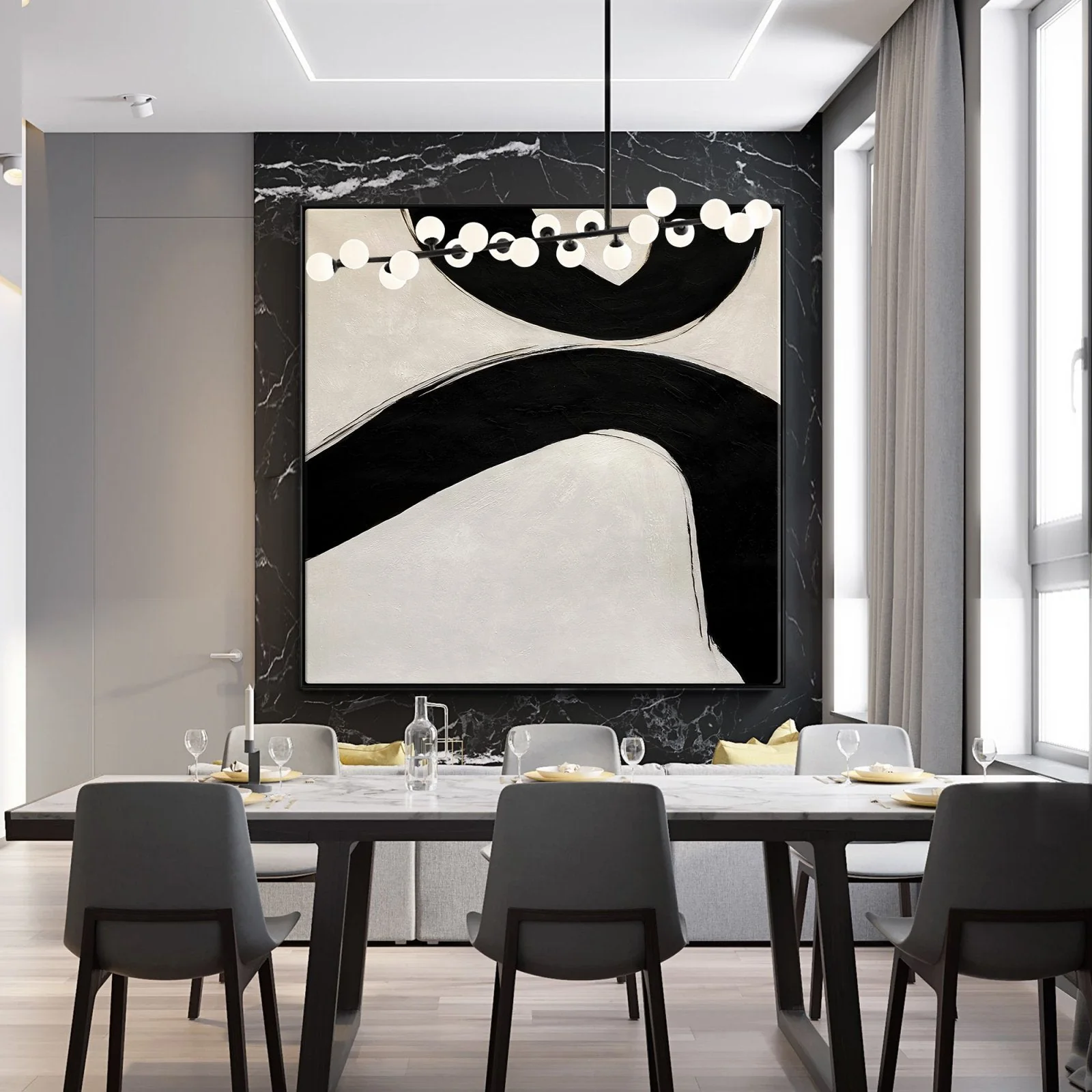 A Double Road - 40x40" - Image 6