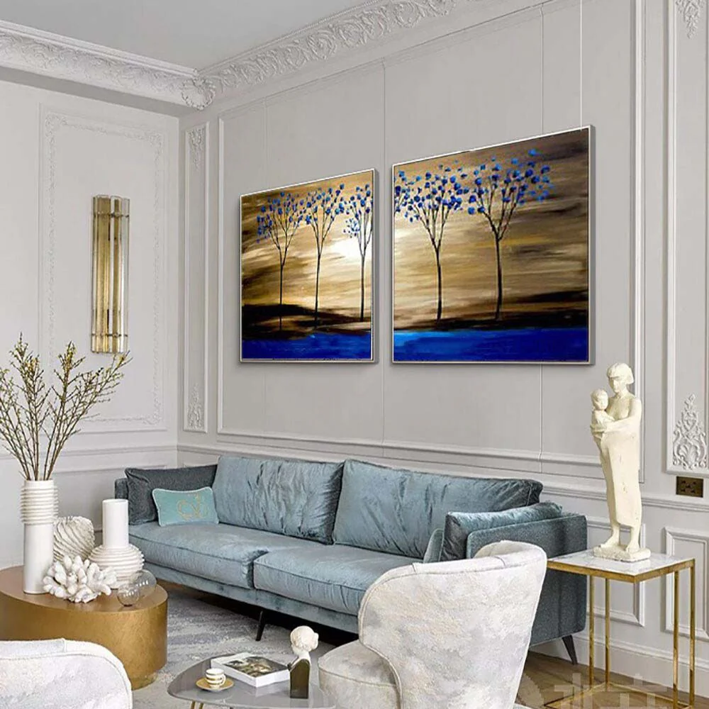 Blue Savanna - 28x28" [2pcs] - Image 6
