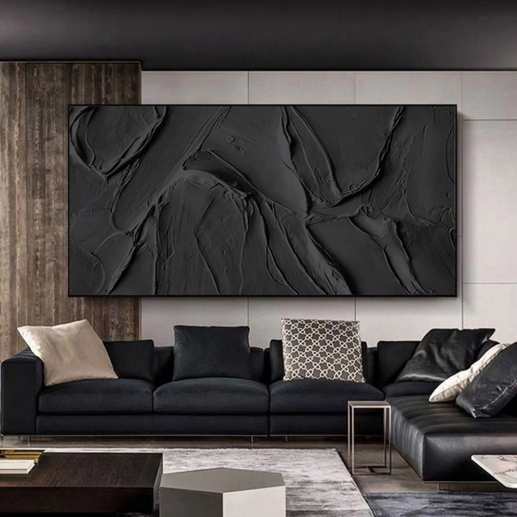 Charcoal Fabric - 80x40" - Image 2
