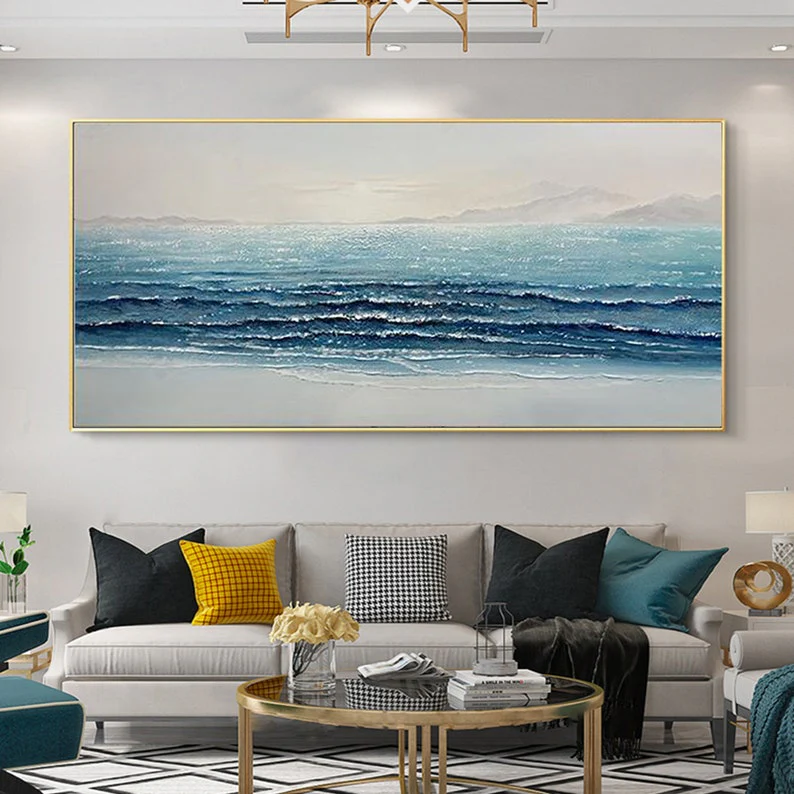 Crystal Blue Shores - 64x32"
