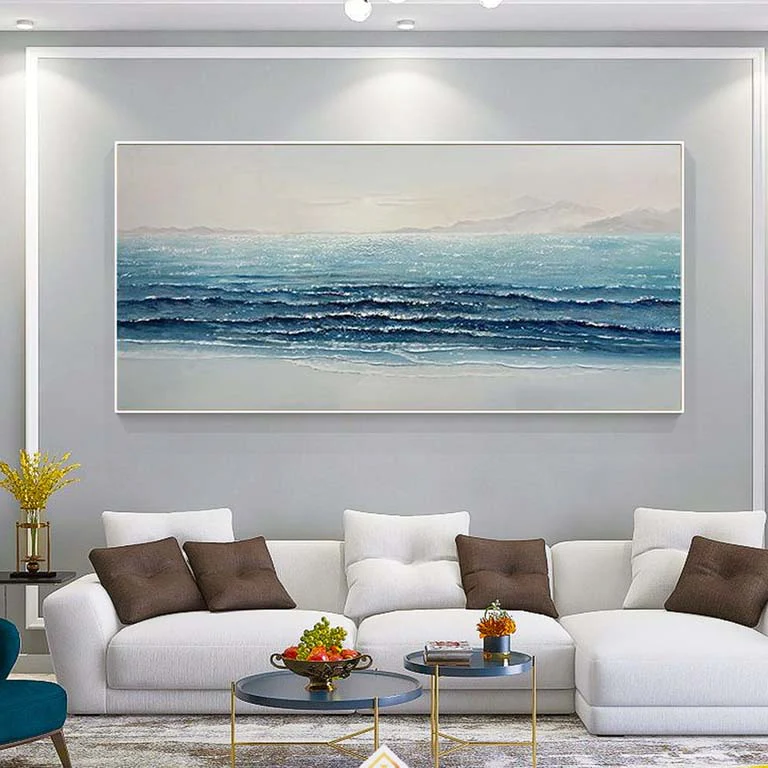 Crystal Blue Shores - 64x32" - Image 6