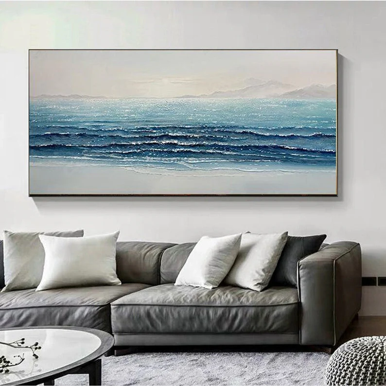 Crystal Blue Shores - 96x48" - Image 5