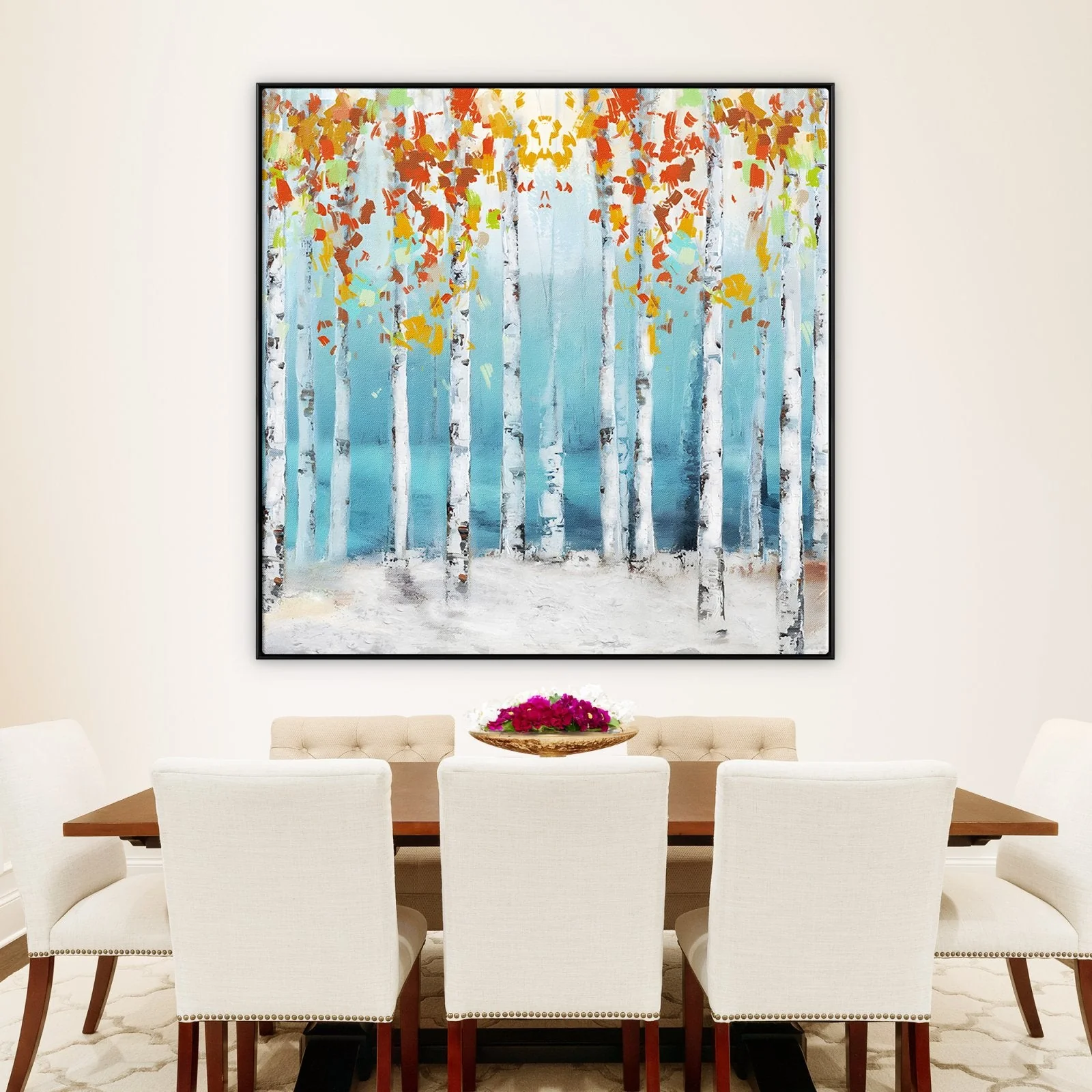 Forest Lake - 56x56" - Image 4