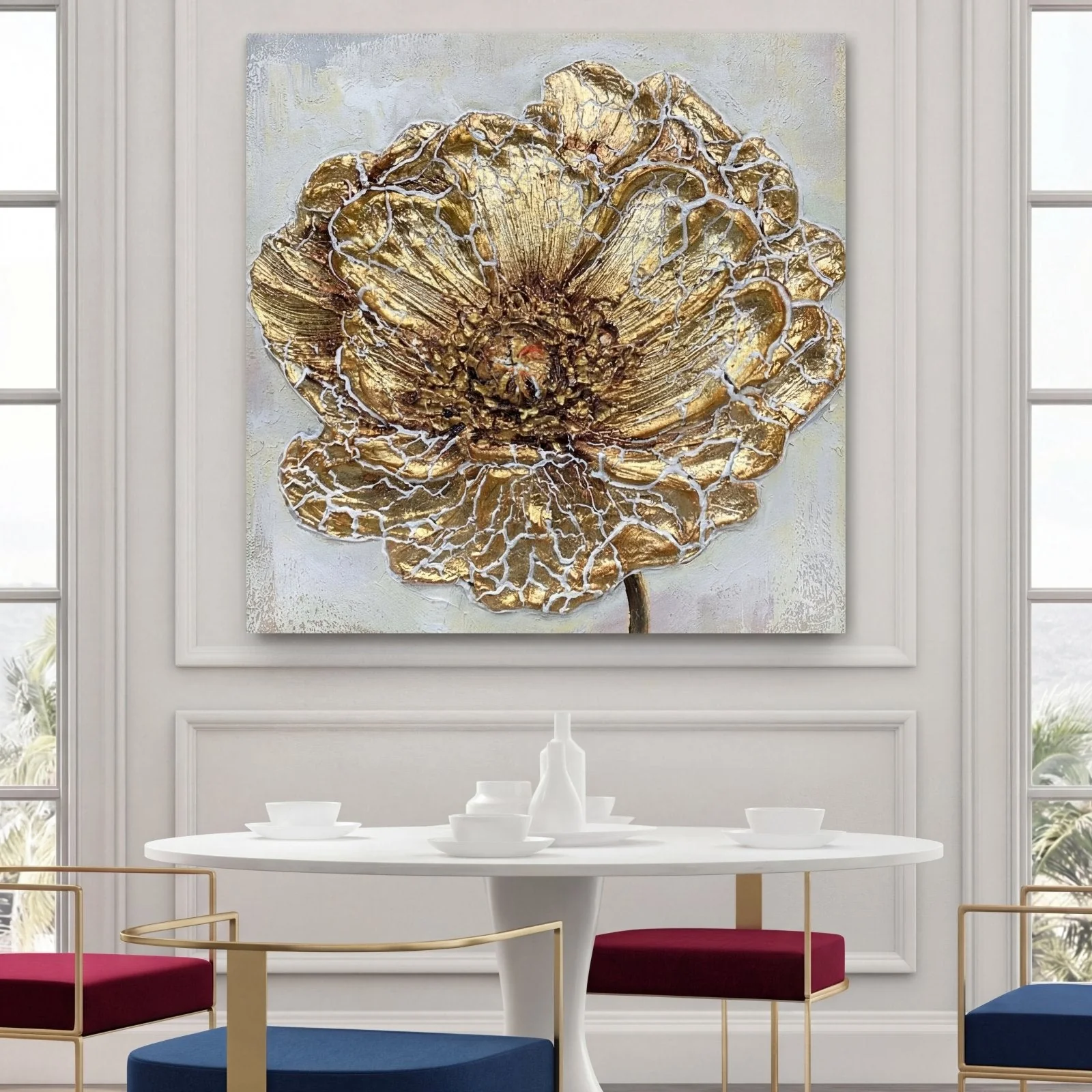 Golden Dandelion - 40x40"