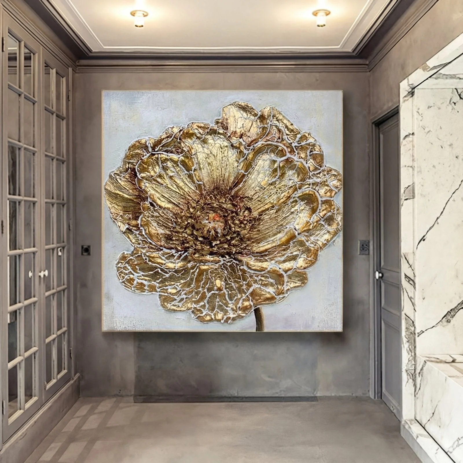 Golden Dandelion - 48x48" - Image 2