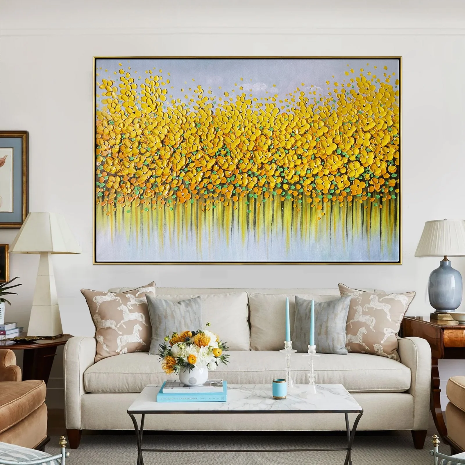 Golden Lilies - 84x56"