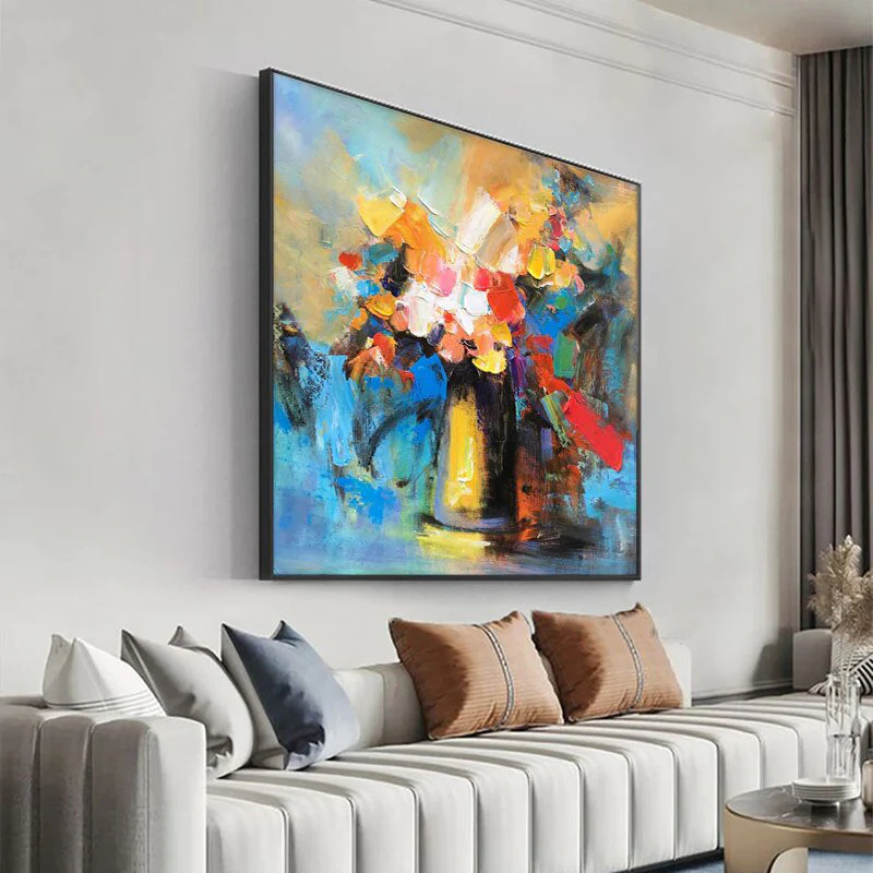 Impressionistic Vase - 48x48" - Image 3