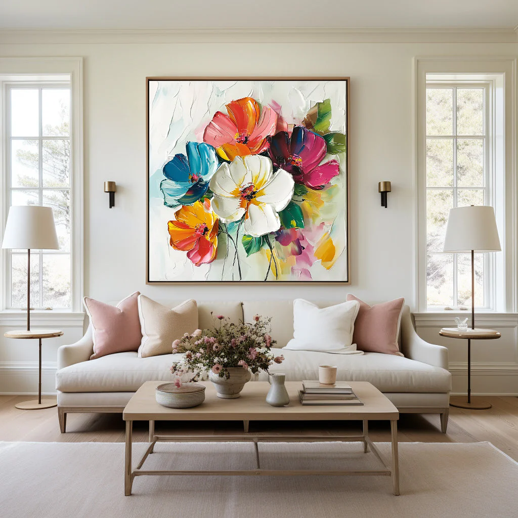 Kind Flowers - 64x64" - Image 2