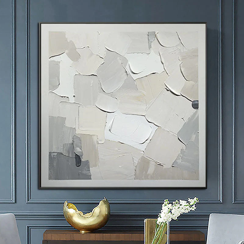 Patches of Snow - 48x48"