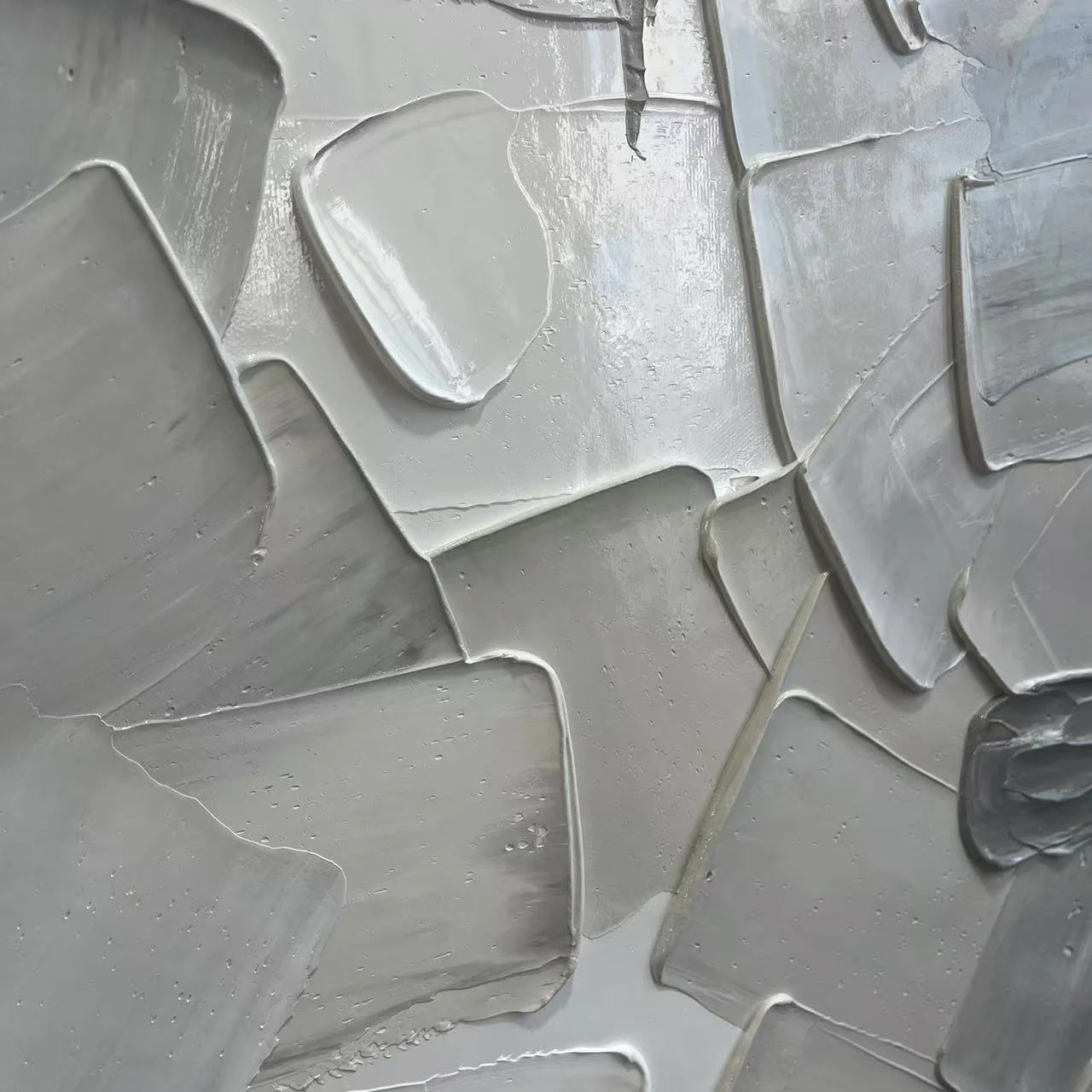 Patches of Snow - 48x48" - Image 6