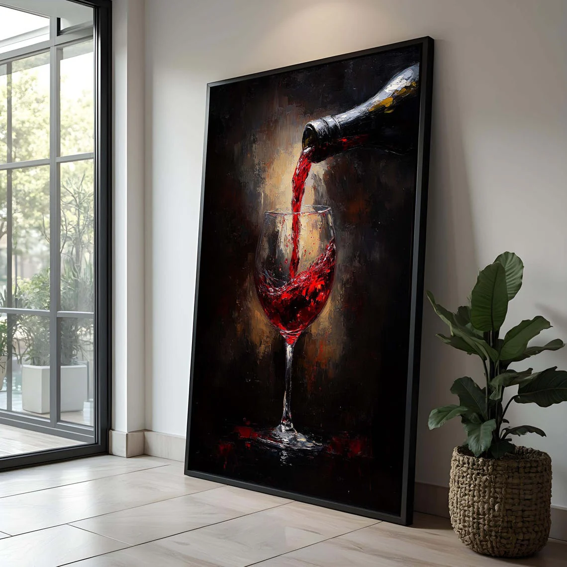 Pouring Red - 56x84" - Image 5