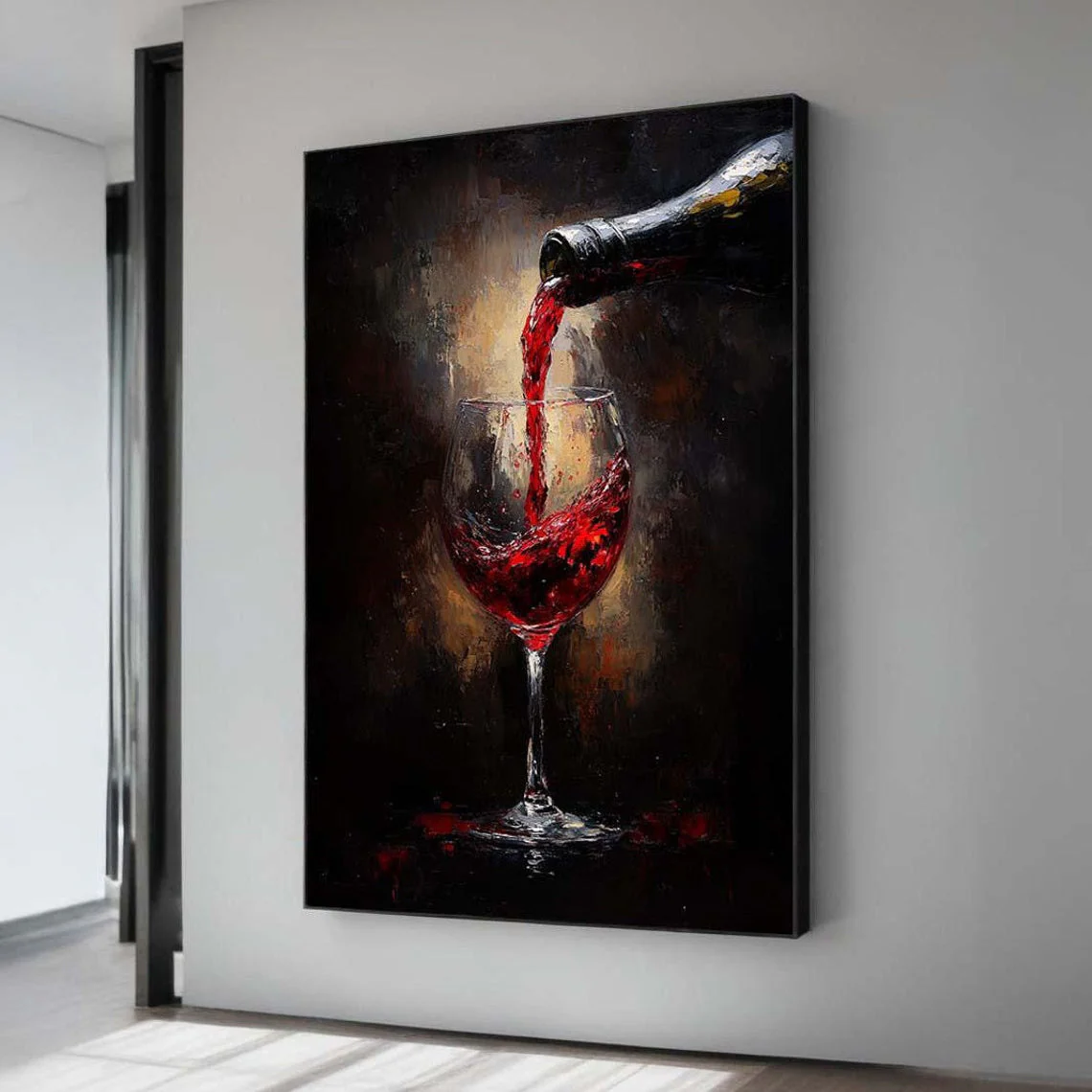 Pouring Red - 56x84" - Image 7