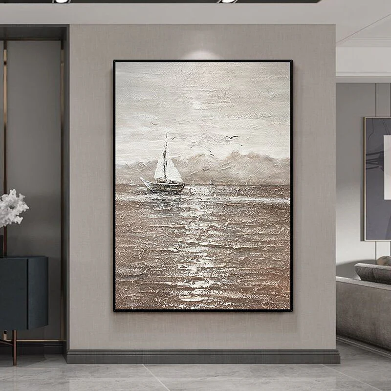 Sailing in Grey - 24x36" - Image 3