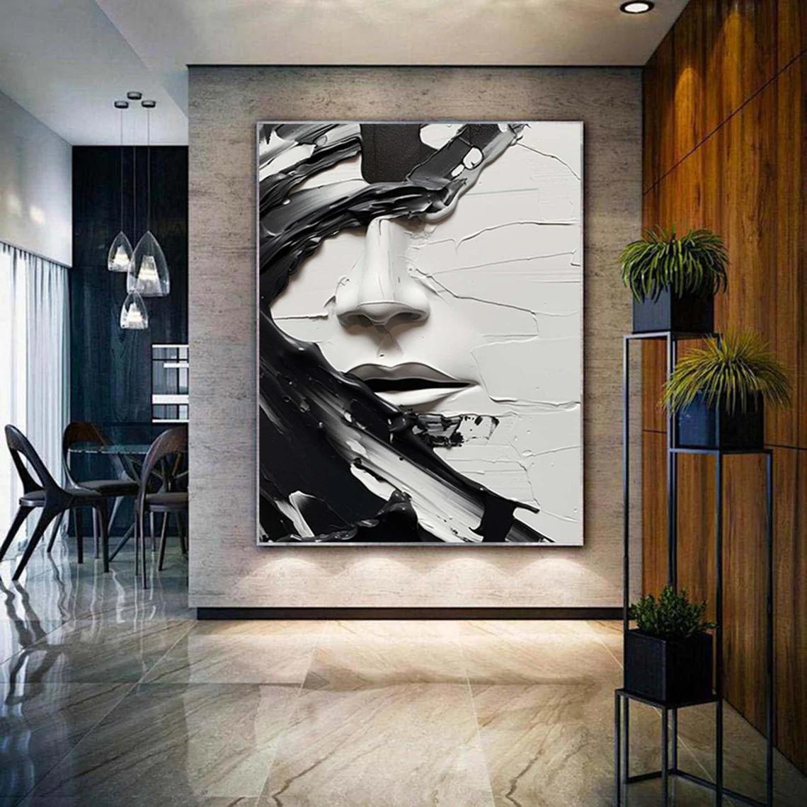 Silence. - 40x60"