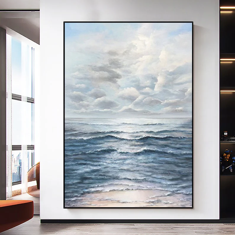 Stormy Sea - 32x48" - Image 5