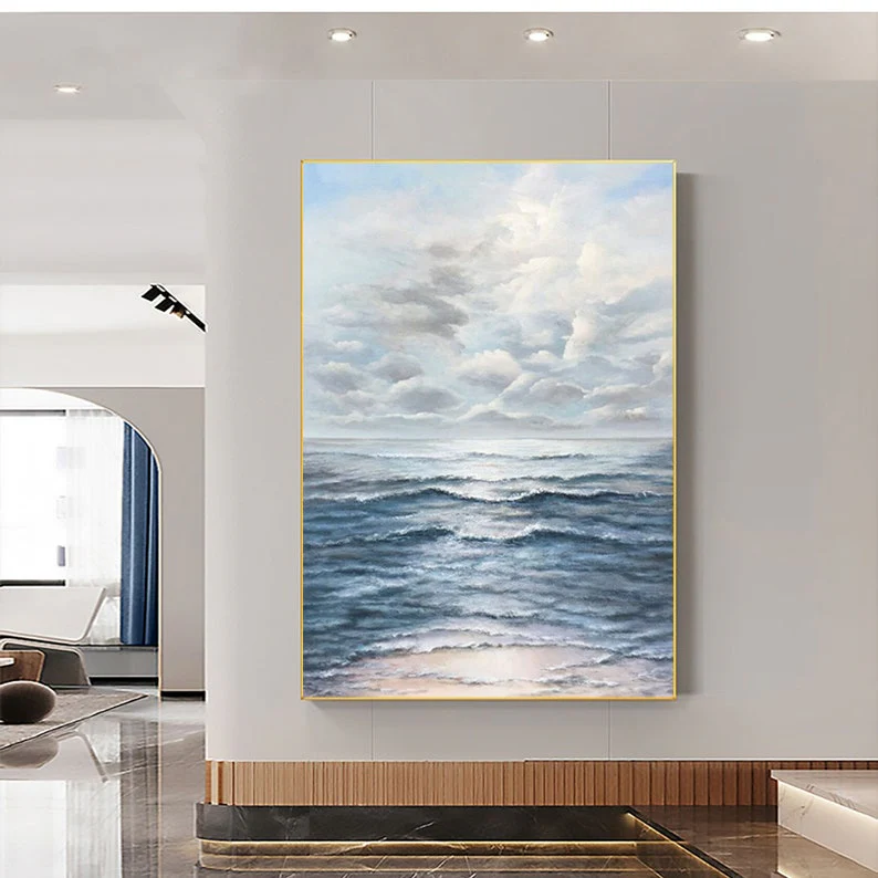 Stormy Sea - 48x72" - Image 3
