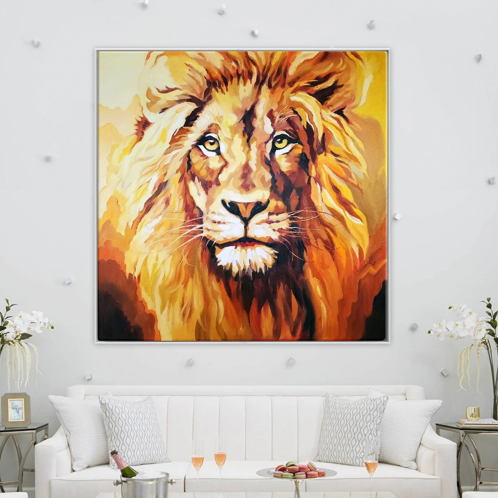 The Golden Lion - 40x40" - Image 2