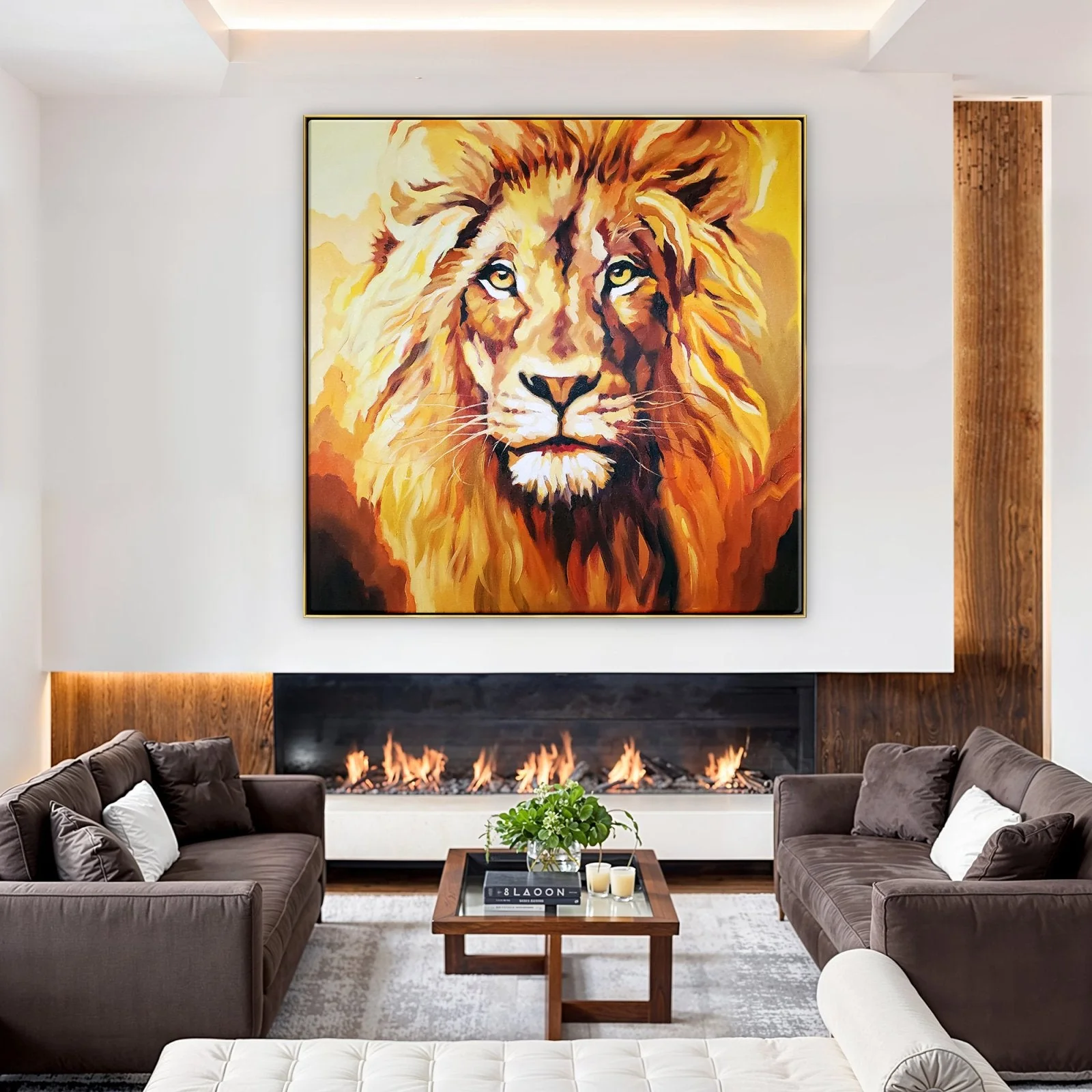 The Golden Lion - 40x40" - Image 4