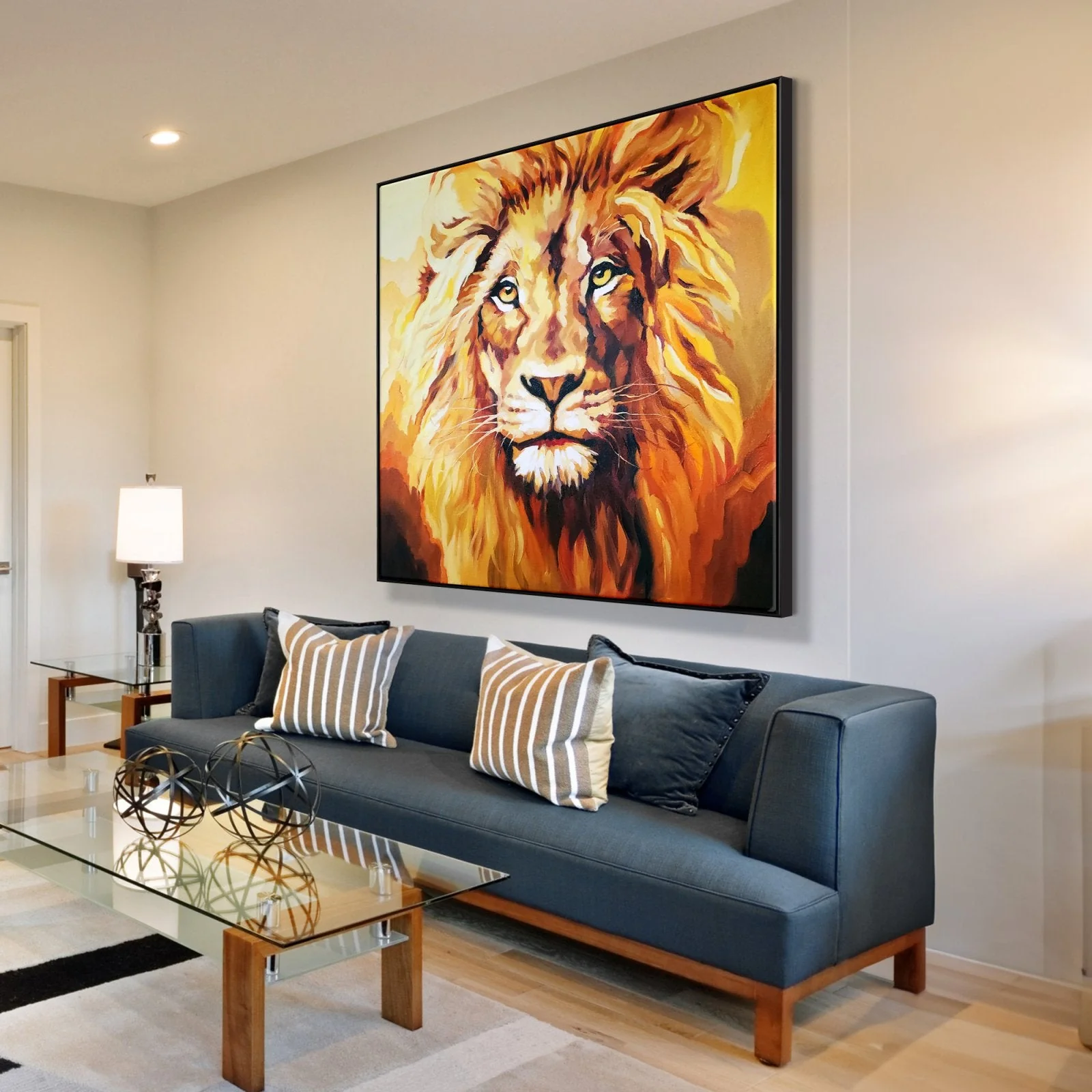 The Golden Lion - 40x40" - Image 5