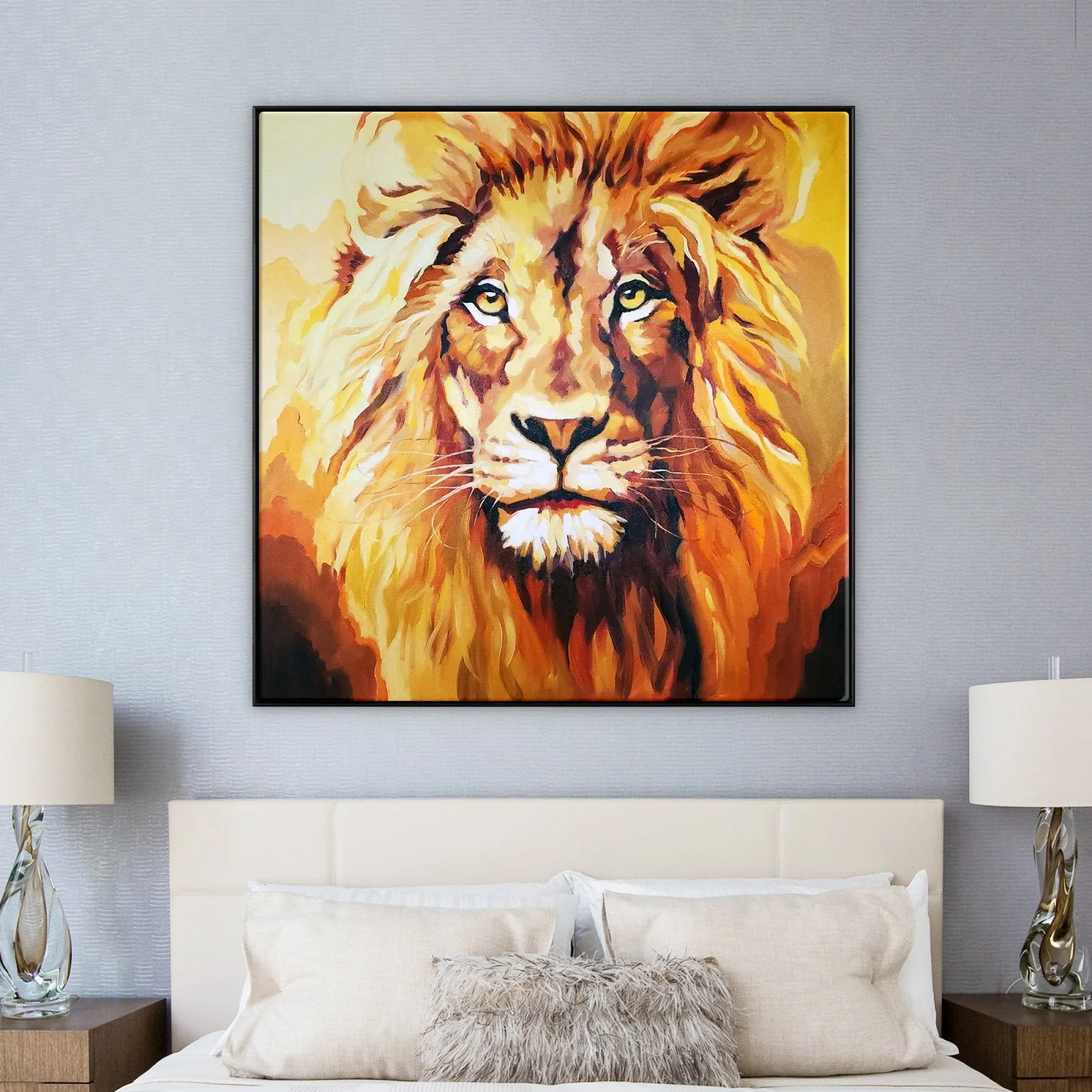 The Golden Lion - 40x40" - Image 6