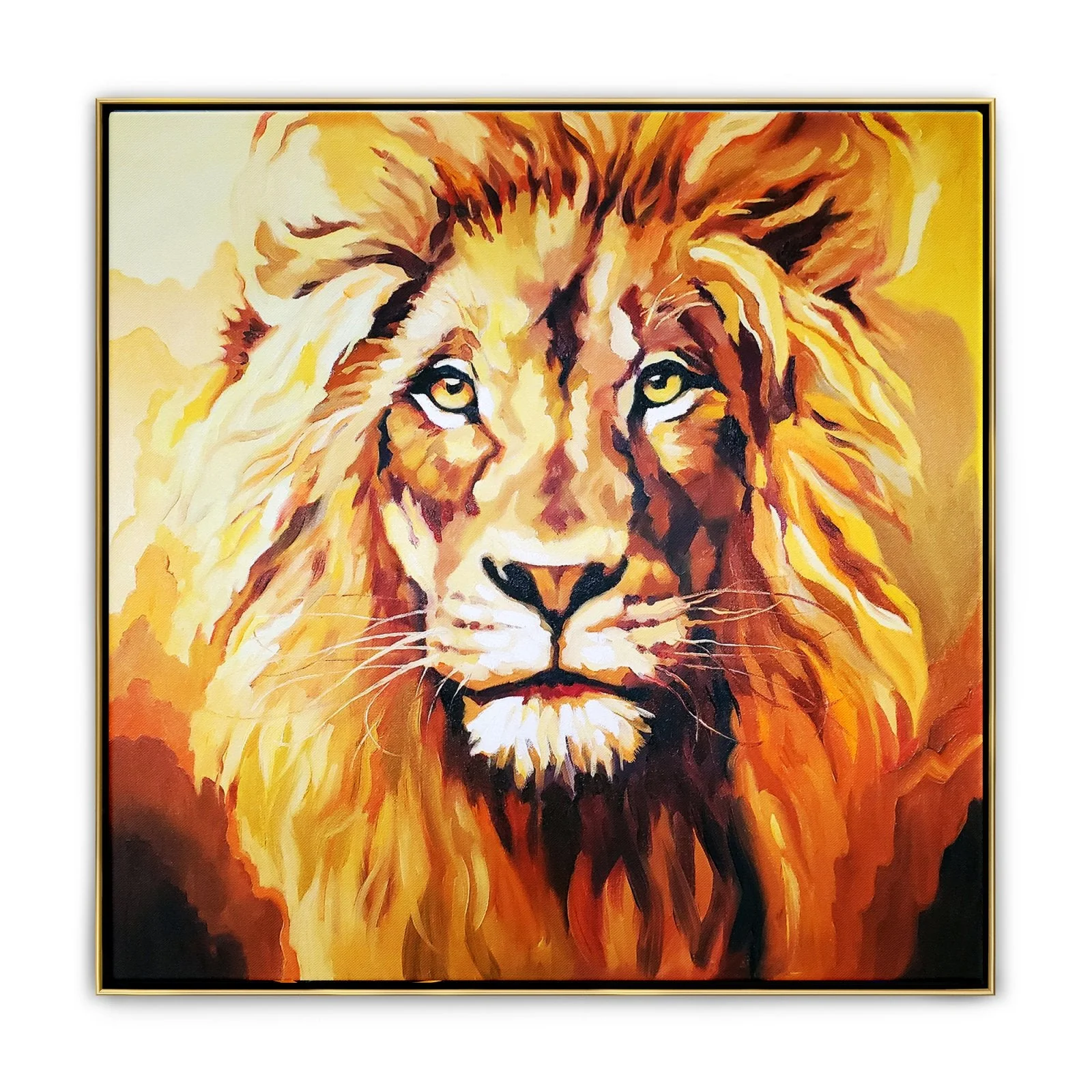 The Golden Lion - 40x40" - Image 7
