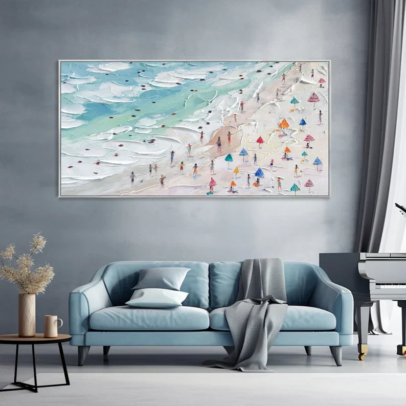 The Painted Beach - 96x48" - Image 4