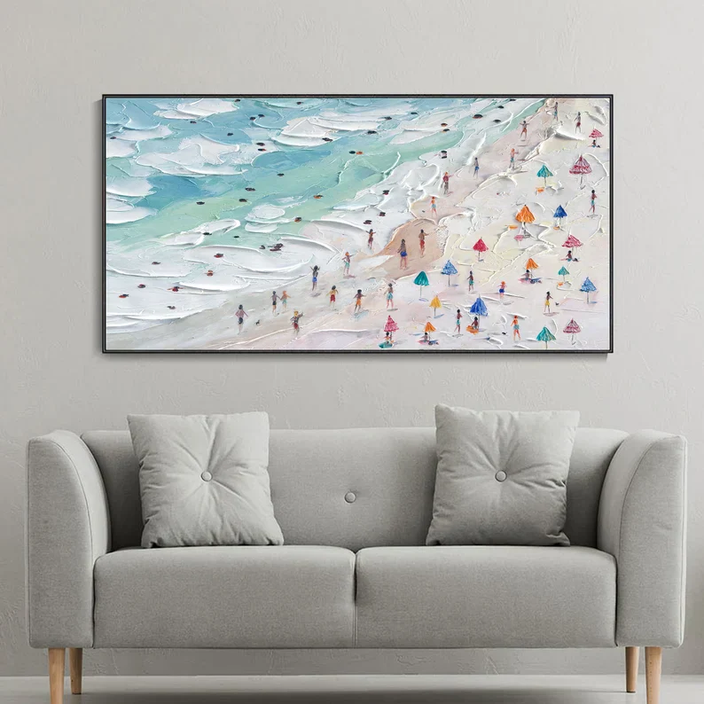 The Painted Beach - 96x48" - Image 5