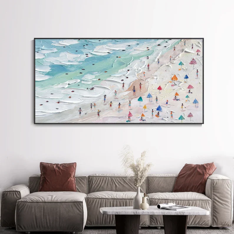 The Painted Beach - 96x48" - Image 6