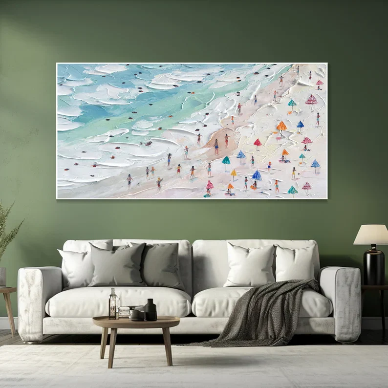 The Painted Beach - 96x48" - Image 7