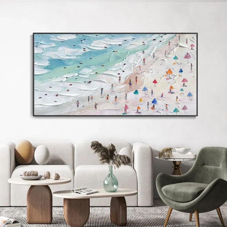 The Painted Beach - 96x48" - Image 8