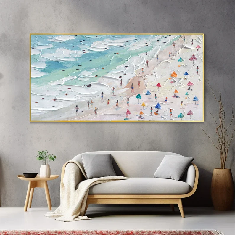 The Painted Beach - 96x48" - Image 9