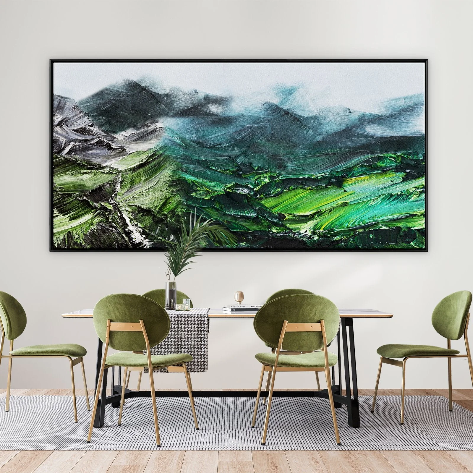 Verdant Mountains - 64x32" - Image 2