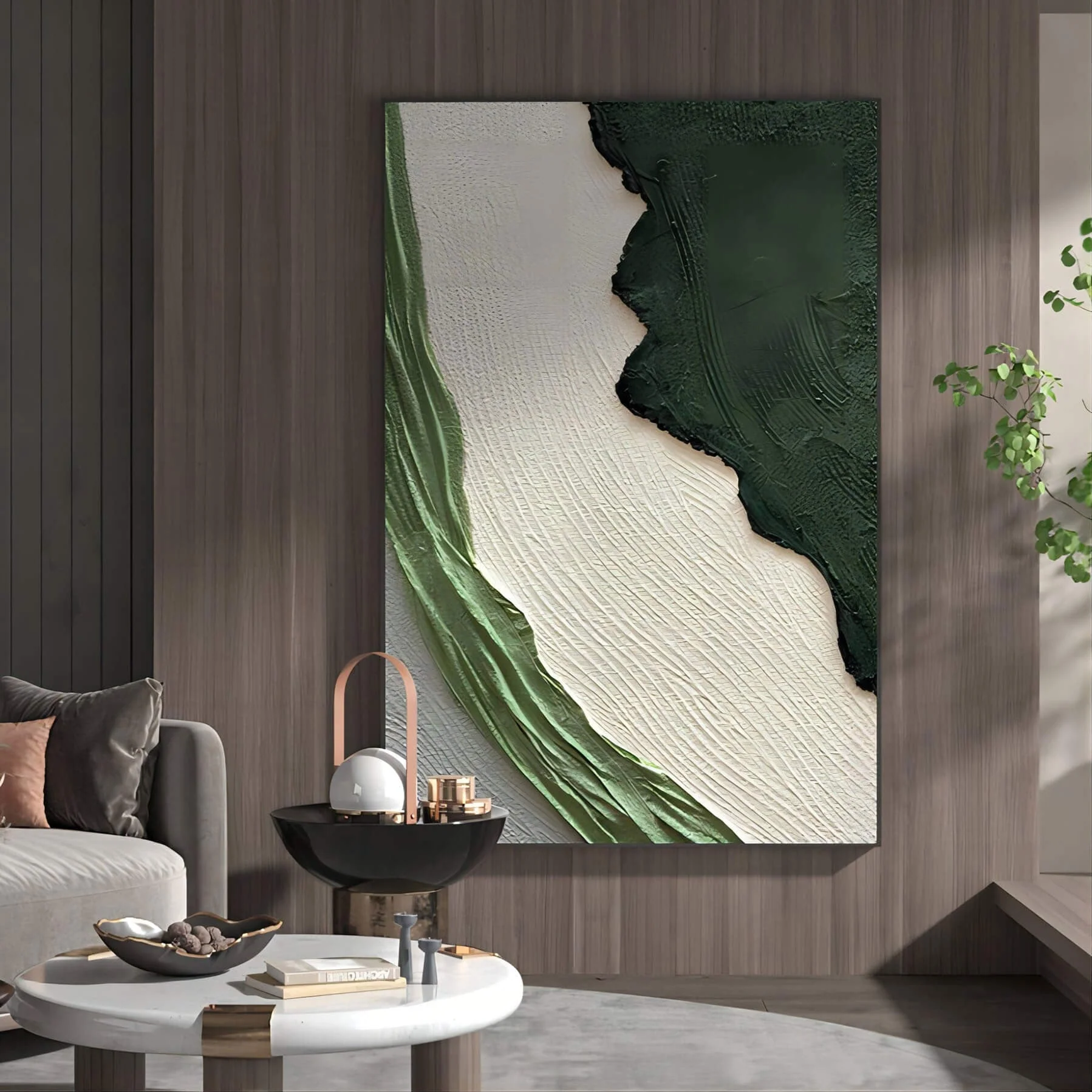 Waves of Green - 32x48"